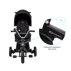 TRICICLETA KINDERKRAFT EASYTWIST, BLACK - Img 11