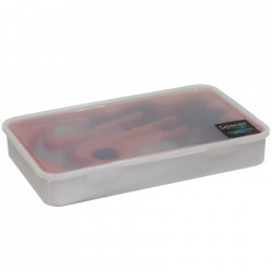 TRUSA scule SPACER contine 1 x ciocan, 1 x patent, 1 x surubelnita, 12 x capete surubelnita, 1 x cheie reglabila, 1 x protectie cauciuc ciocan, 1 x cutie transport si depozitare " SPT-HANDY-17" - Img 4