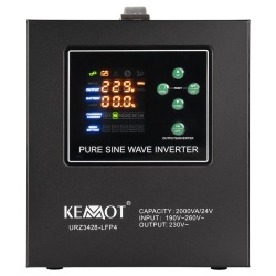 UPS CENTRALE SINUS PUR 2000VA/1400W 24V KEMOT - Img 3