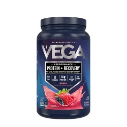 Vega Performance Protein + Recovery, Proteina Vegetala, Cu Aroma De Fructe De Padure, 801 G