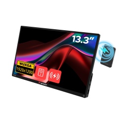 Verbatim Portable Touchscreen Monitor 13.3" WUXGA with Wireless Power Supply incl. Power Bank 5000mAh