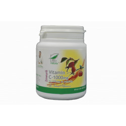 VITAMINA C 1000MG MACES&ACEROLA-ZMEURA 100CPR
