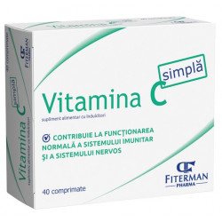 VITAMINA C SIMPLA 180MG 40CPR