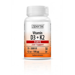 VITAMINA D3+K2 FORTE 30CPS