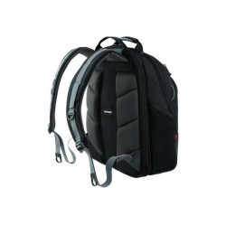 Wenger Legacy 16 inch Computer Backpack, Black/Gray
