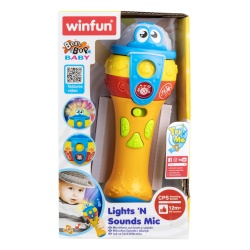 WINFUN MICROFON CU SUNETE SI LUMINI - Img 1