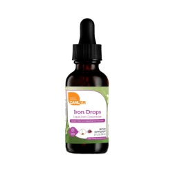 Zahler Liquid Iron Drops, Fier Bisglicinat Lichid Cu Aroma De Fructe De Padure, 59 Ml