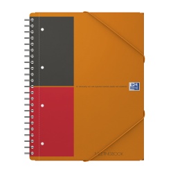 AGENDA ORGANIZATOR OXFORD INTERNATIONAL MEETING BOOK, A4+ 80F, HARTIE OPTIK 90G/MP, SPIRA DUBLA, SCRIBZEE, COPERTA PP, PEFC, MARGINI DUBLE SI ANTET, MICROPERFORATII SI 4 PERFORATII, 3 CLAPE COPERTA SPATE, INCHIDERE CU ELASTIC, DICTANDO, CULOARE PORTO