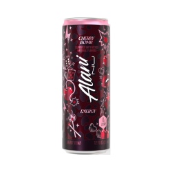 Alani Nu Energy Drink With Cherry Bomb Flavor, Bautura Energizanta Cu Aroma De Cirese, 355 Ml