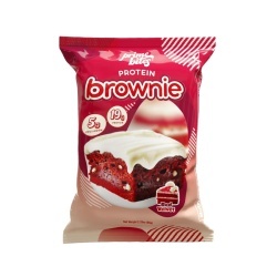 Alpha Prime Protein Brownie, Red Velvet, Prajitura Proteica Cu Aroma De Red Velvet, 65 G