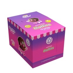 Alpha Prime Protein Mini Muffins, Briose Proteice Cu Aroma De Fudge De Ciocolata, 60 G - Img 2