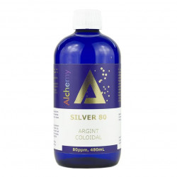 ARGINT COLOIDAL SILVER 80 80PPM"ALCHEMY" 480ml AGHORAS