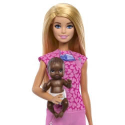 BARBIE CARIERE SET MOBILIER CU PAPUSA DOCTOR PEDIATRU BLONDA - Img 7