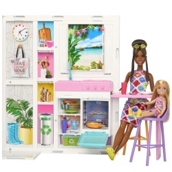 BARBIE CASA DE PAPUSI BARBIE CU 4 ZONE PLIABILA - Img 5