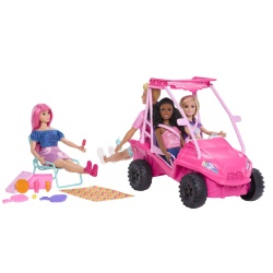 BARBIE MYSTERIES DETECTIVI PE PLAJA MASINUTA BUGGY SI ACCESORII - Img 7