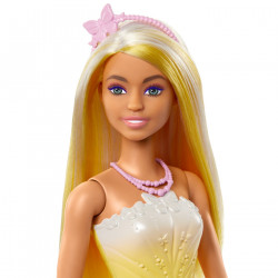 BARBIE PAPUSA BARBIE CU PARUL BLOND SI GALBEN - Img 5