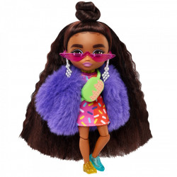 Barbie papusa barbie extra mini bruneta - Img 6