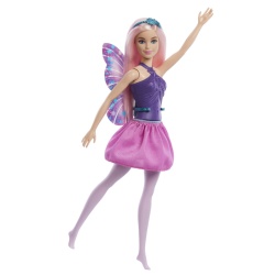BARBIE PAPUSA BARBIE ZANA CU PAR ROZ SI TINUTA IN 2 CULORI - Img 2