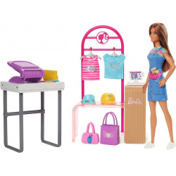 BARBIE SET BARBIE MAGAZINUL DE IMPRIMAT - Img 2