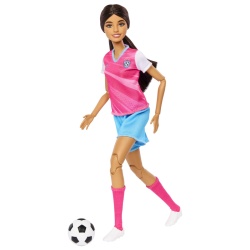 BARBIE TEAM ROTESTE SI DEZVALUIE PAPUSA BARBIE JUCATOARE DE FOTBAL - Img 9
