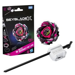 BEYBLADE X SET LANSATOR SI ROATA BLITZ BAHAMUT BK 1-50I - Img 5