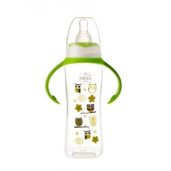 BIBERON CU MANERE&TETINA SILICON 6+ 250ML