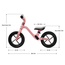 BICICLETA FARA PEDALE KINDERKRAFT XPLOIT, BUBBLEGUM PINK - Img 8