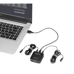 Boya BY-DM20 Kit lavaliera dubla, 2x 1,90m, USB-C + Jack 3.5 pentru PC, iOS si Android - Img 4