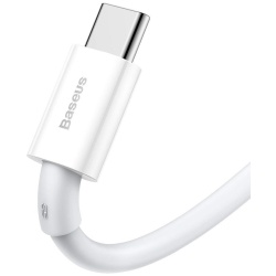 Cablu Baseus Superior Fastcharge 2m, alb - Img 3