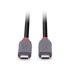 Cablu Lindy 0.8m USB4 Type C 40Gbps Anth - Img 4
