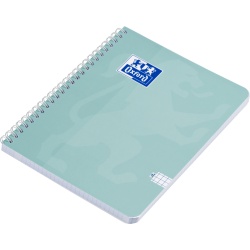 CAIET OXFORD TOUCH PASTEL A4 80F SPIRA SCRIBZEE PEFC PATRATELE DIVERSE CULORI PASTEL