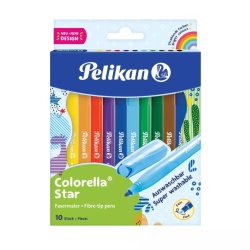 CARIOCA COLORELLA STAR C302, SET 50 CULORI, INCLUDE 3 NEON, 10 PASTEL, BLISTER