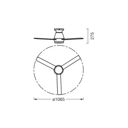 CEILING FAN NORDES 1065 38W CCTRGB OSRAM - Img 3