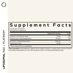 Codeage Liposomal Nac+ Platinum, Suport Avansat Pentru Detoxifiere Si Imunitate, 120 Cps - Img 6