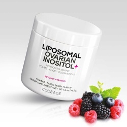 Codeage Liposomal Ovarian Inositol+ - Mixed Berry , Myo-inozitol Ovarian Cu Coenzima Q10 Cu Aroma De Fructe De Padure, 148.2 G - Img 4