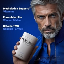 Codeage Methylfolate B Complex, Forma Bioactiva B Complex Pentru Energie, Metabolism Si Sanatate Celulara, 120 Cps - Img 7