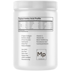 Codeage Platinum Multi Collagen Peptides, Peptide De Colagen Cu Biotina, Keratina Si Acid Hialuronic, 323 G - Img 2
