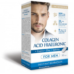 COLAGEN&ACID HIALURONIC PT BARBATI 30CPR
