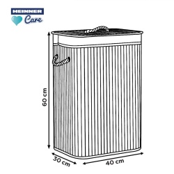 COS RUFE BAMBUS DREPT 40x30x60 CM, 70 L - Img 4