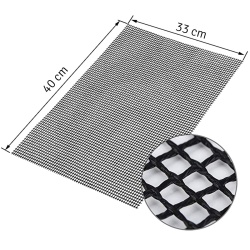 Covoras antiaderent din teflon pentru gatitul pe gratar, reutilizabil, lavabil, 40 x 33 cm - Img 3