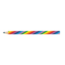 Creion jumbo Curcubeu cu mina multicolora (32buc/display) - Img 2
