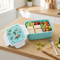 CUTIE LUNCH BENTO CHARM, MELII, BLUE - Img 3