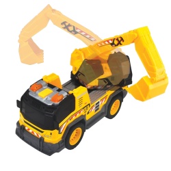DICKIE CAMION CU EXCAVATOR CU SUNETE SI LUMINI 30CM - Img 6