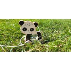 EICHHORN JUCARIE DE TRAS URSULET PANDA DE LEMN 15CM - Img 10