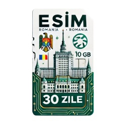 eSIM 10GB date - eSIM de Mare Viteza pana la 5G, valabil 30 zile din momentul activarii, Romania