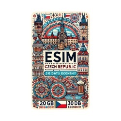 eSIM Czech Republic 50GB 30Days Standard