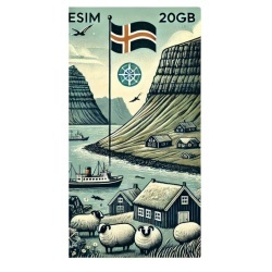 eSIM Faroe Islands 20GB 30Days Standard
