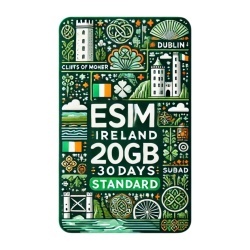 eSIM Ireland 20GB 30Days Standard