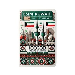 eSIM Kuwait 100GB 30Days