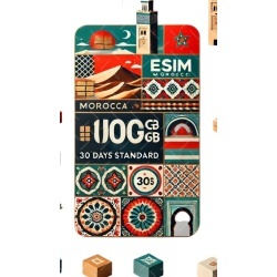 eSIM Morocco 100GB 30Days Standard